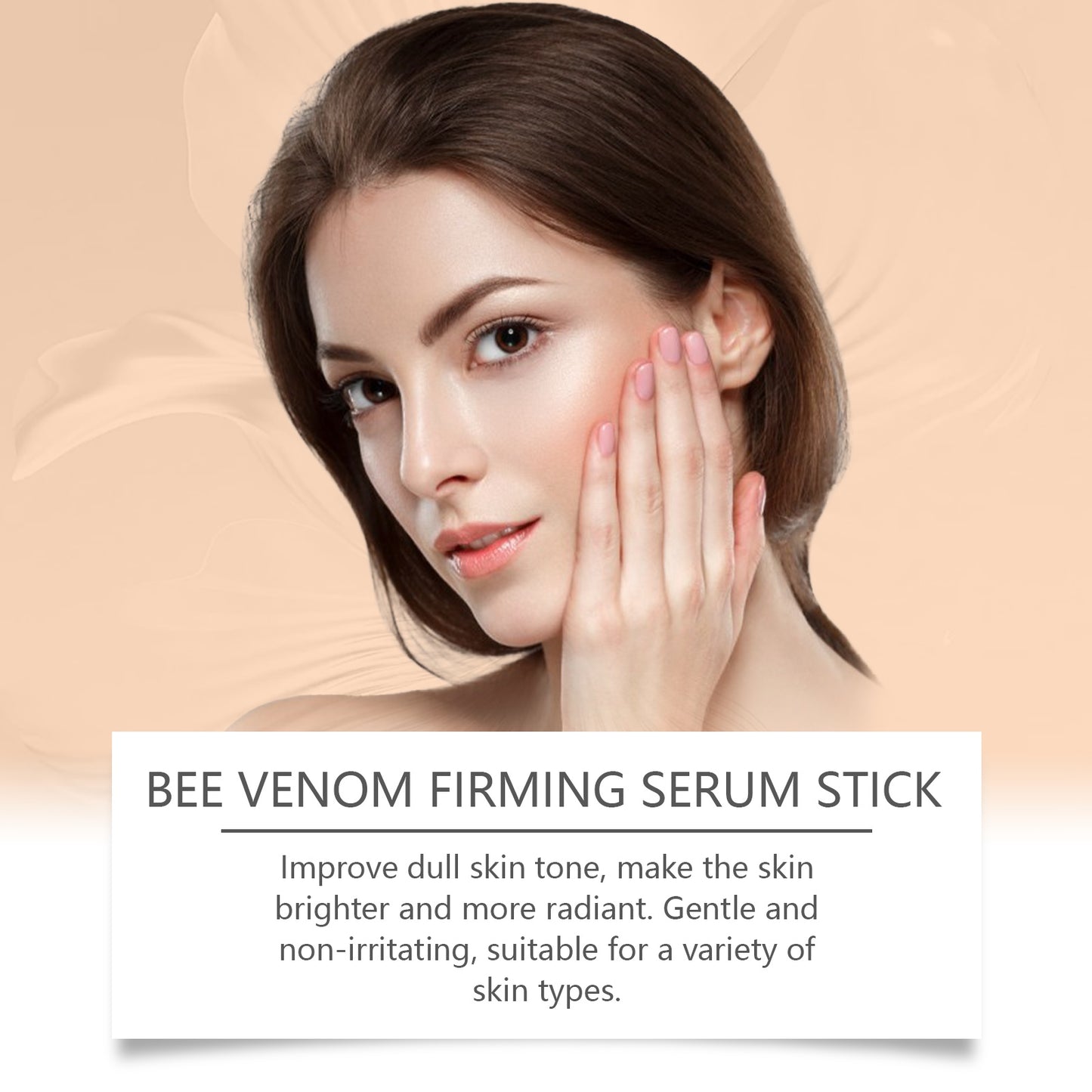 Hoygi Bee Venom Firming Essence Stick Nourishes, Improves Skin Elasticity, Moisturizes And Moisturizes The Skin, And Firms The Facial Skin Care Serum