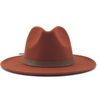 Top Hat With Flat Brim And Big Brimmed Hat