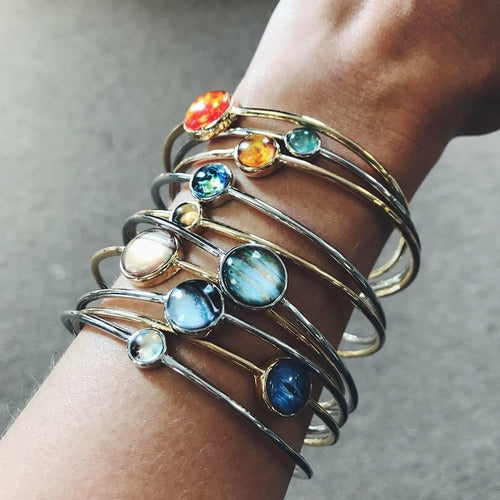 Solar System Stacked Bangle Set