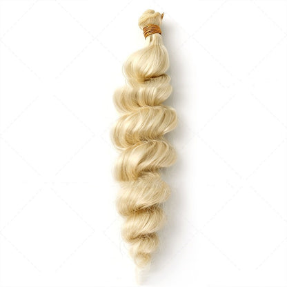 Women's Chemical Fiber Hair Weft Golden Wig