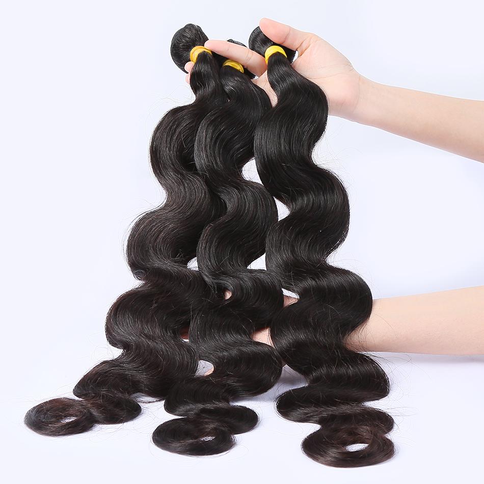 BeuMax 10A Grade 3/4 Body Wave Bundles with 2x6 Closure Brazilian Hair