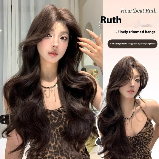 Female Full Head Daily Internet Celebrity Long Curly Wig