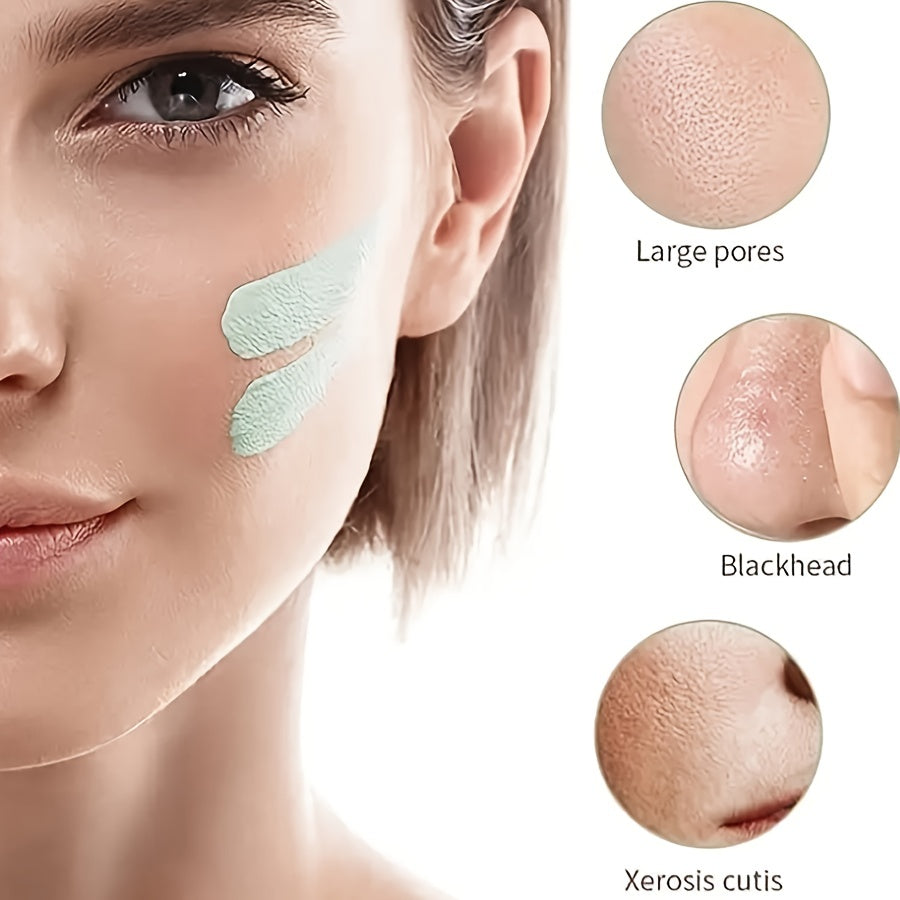 Green Tea/Eggplant Purifying Clay Stick Mask, Face Moisturizes Oil