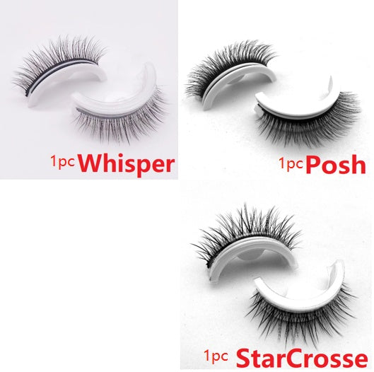 Repeated Glue-free Self-adhesive False Eyelashes Natural Style