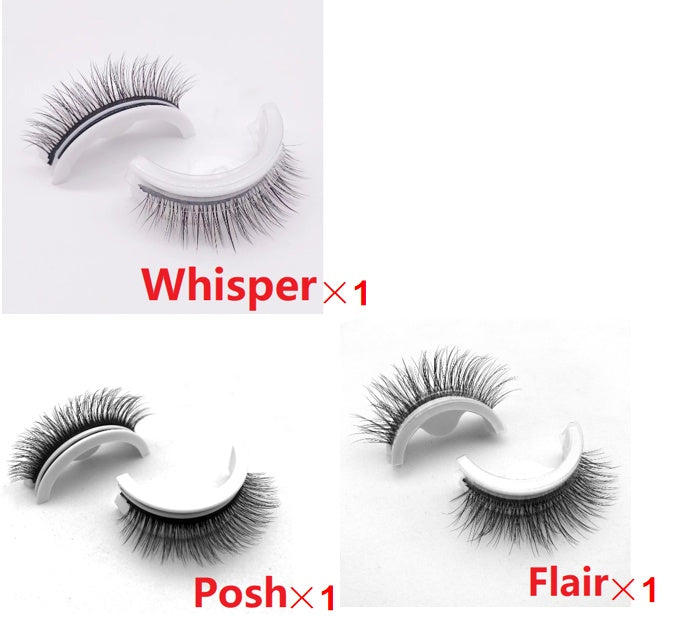 Repeated Glue-free Self-adhesive False Eyelashes Natural Style