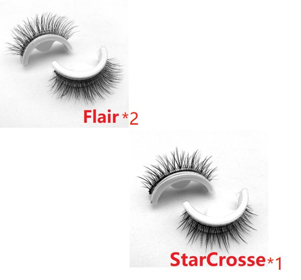 Repeated Glue-free Self-adhesive False Eyelashes Natural Style