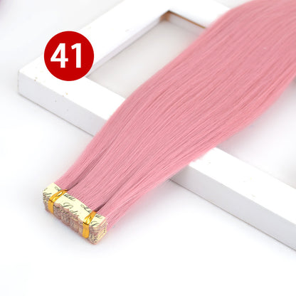 Seamless Hair Extension Highlight Color Hair Extension