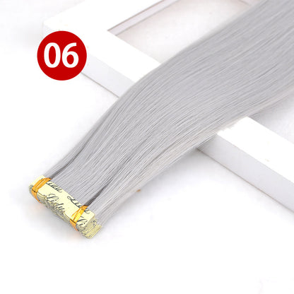 Seamless Hair Extension Highlight Color Hair Extension