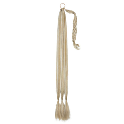 Wig Natural Ponytail Synthetic False Braids Winding Type