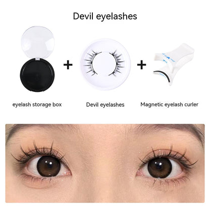 Magnetic Adhesive Free Of Little Devil False Eyelashes