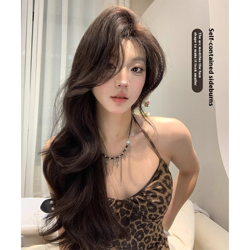 Female Full Head Daily Internet Celebrity Long Curly Wig