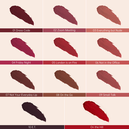 Baseblue Cosmetics Matte Attraction Mini Lipstick  (11 Shades)