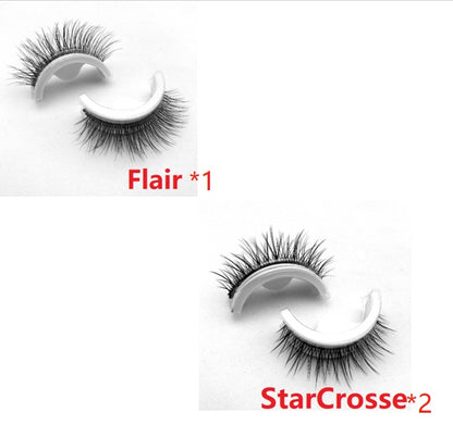 Repeated Glue-free Self-adhesive False Eyelashes Natural Style