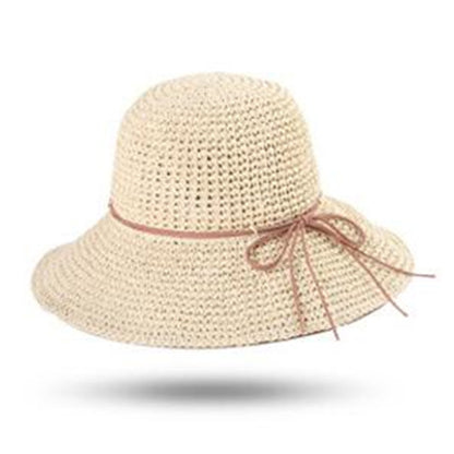 Foldable Raffia Women's Big Brim Beach Hat