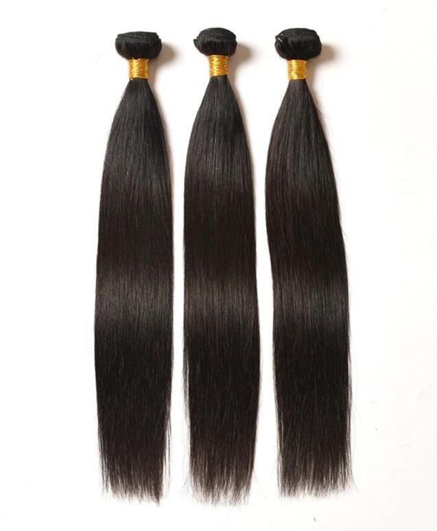 BeuMax 10A Grade 3/4 Straight Hair bundles with 13x4 Frontal