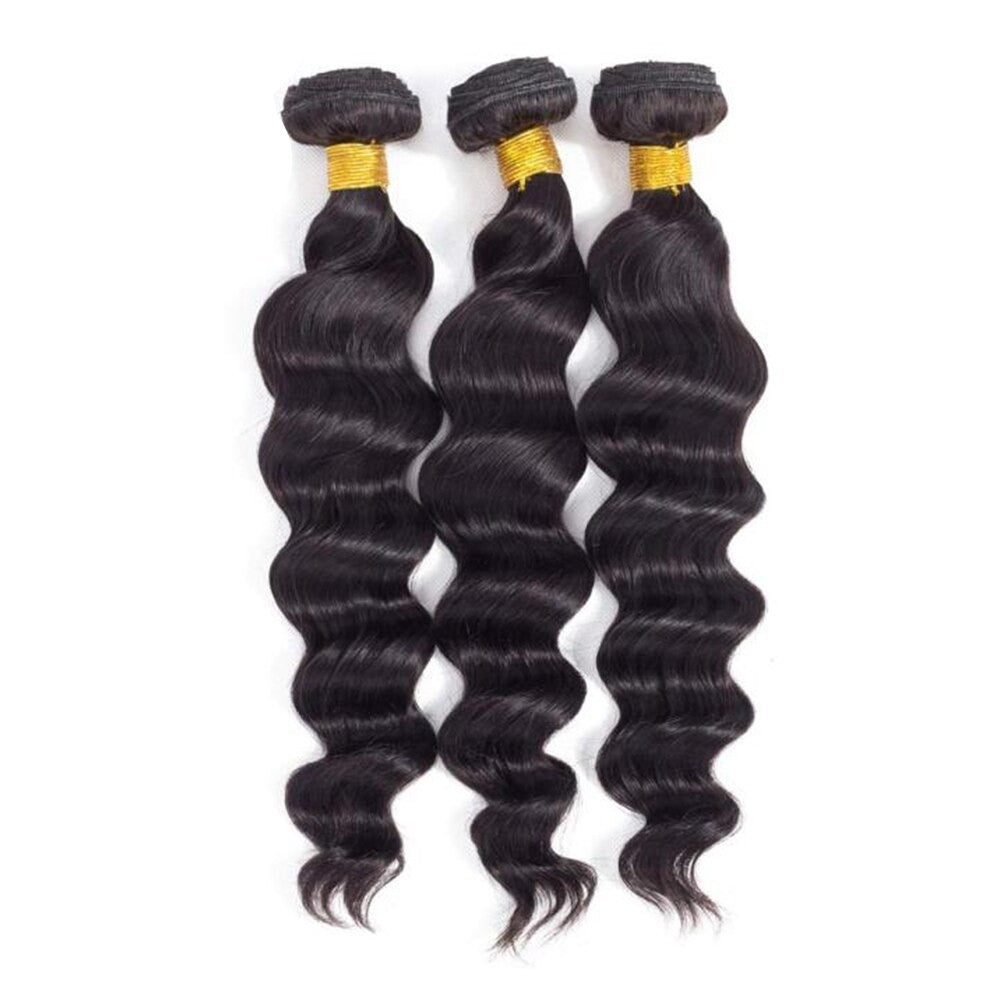 10A Grade 1/3/4 Loose Body Wave Weave Peruvian Human Hair Extension Bu