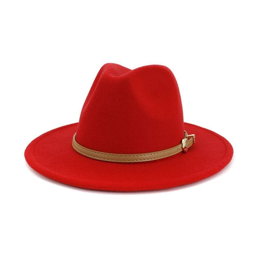 2020 Autumn Winter Women Men Wool Felt Panama Hat Jazz Fedora Bowler