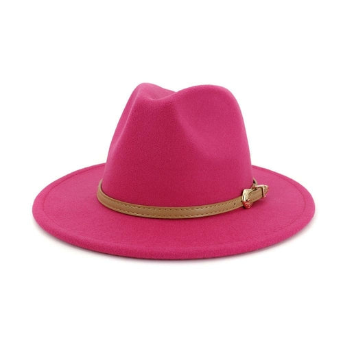 2020 Autumn Winter Women Men Wool Felt Panama Hat Jazz Fedora Bowler